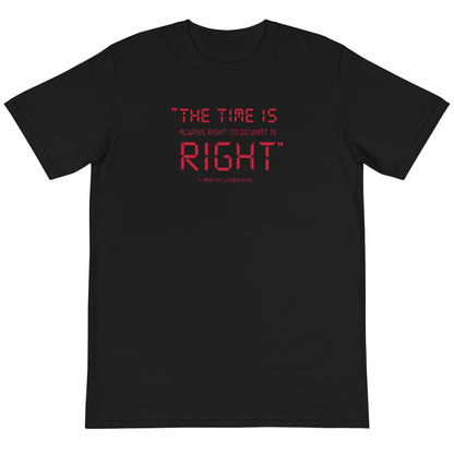 Martin Luther King Day, The time is always right to do what is right quote, Black History Shirt, Freedom Tee, Human Rights Shirt, Activist T-shirt