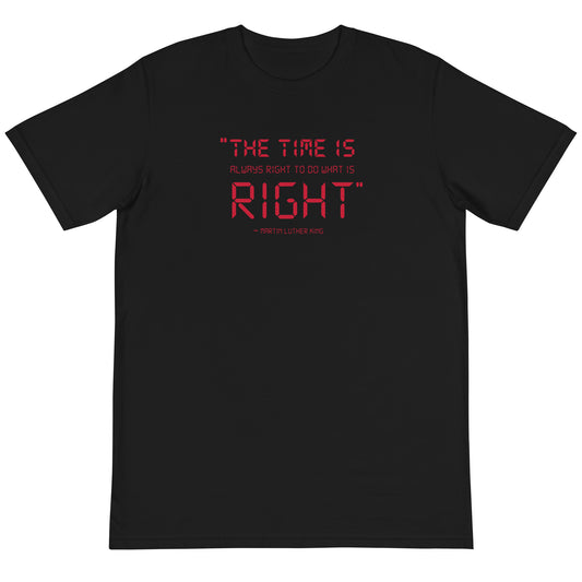 Martin Luther King Day, The time is always right to do what is right quote, Black History Shirt, Freedom Tee, Human Rights Shirt, Activist T-shirt