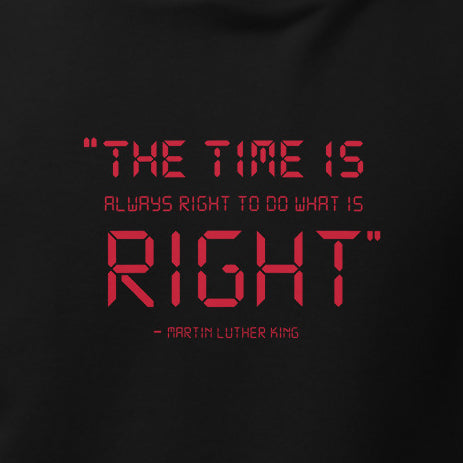 Martin Luther King Day, The time is always right to do what is right quote, Black History Shirt, Freedom Tee, Human Rights Shirt, Activist T-shirt